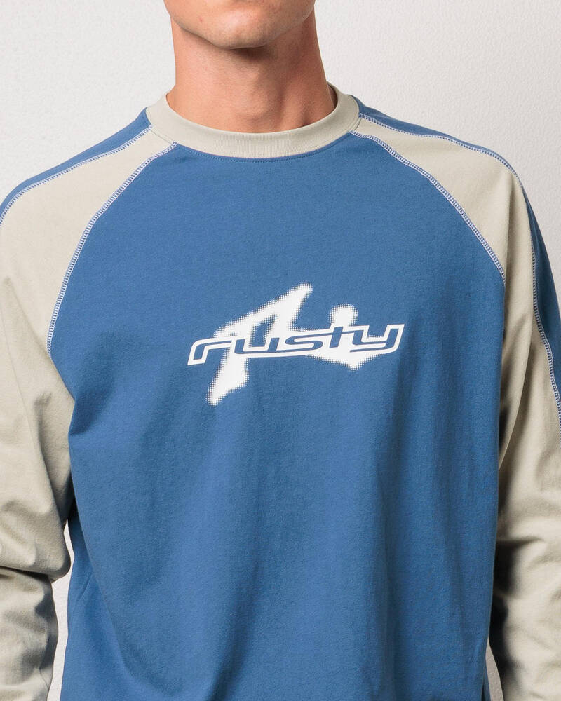 Rusty Fade-r Long Sleeve T-Shirt for Mens