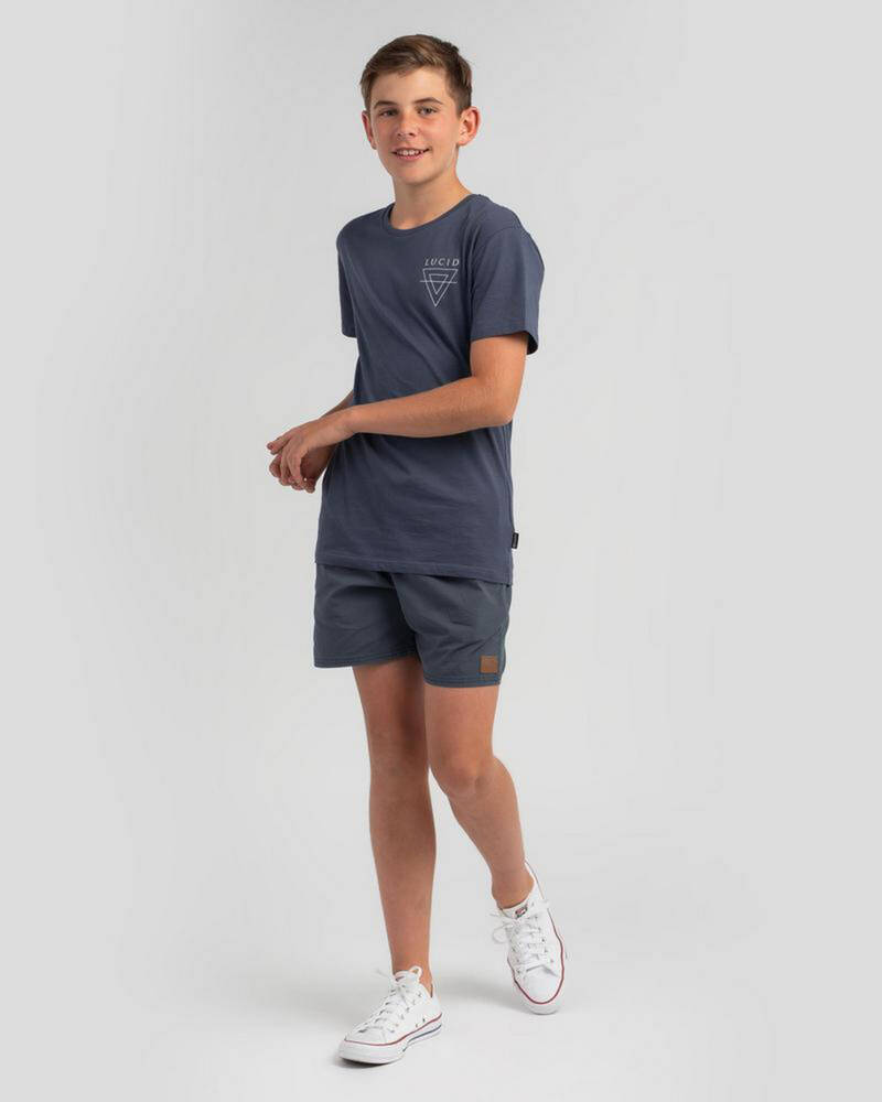 Lucid Boys' Active Elastic Waist Shorts for Mens