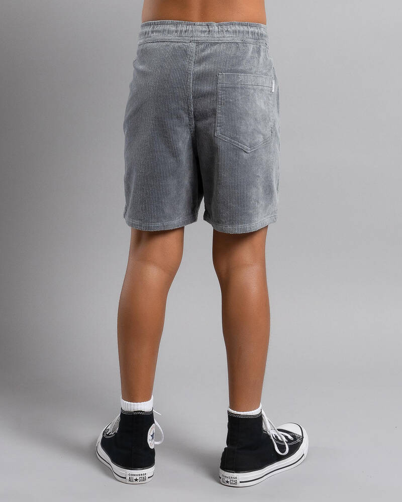Skylark Boys' Cords Elastic Waist Shorts for Mens