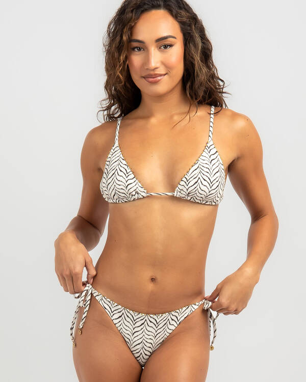 Kaiami Ikat Tie Side Bikini Bottom for Womens