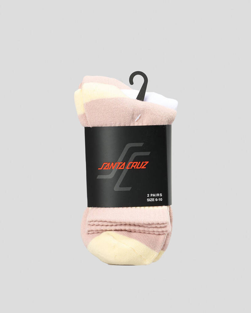 Santa Cruz Women's Club Strip Mid Sock Pack for Womens