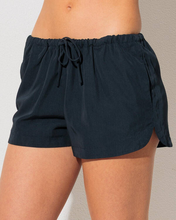 Ava And Ever Saddie Cupro Shorts for Womens