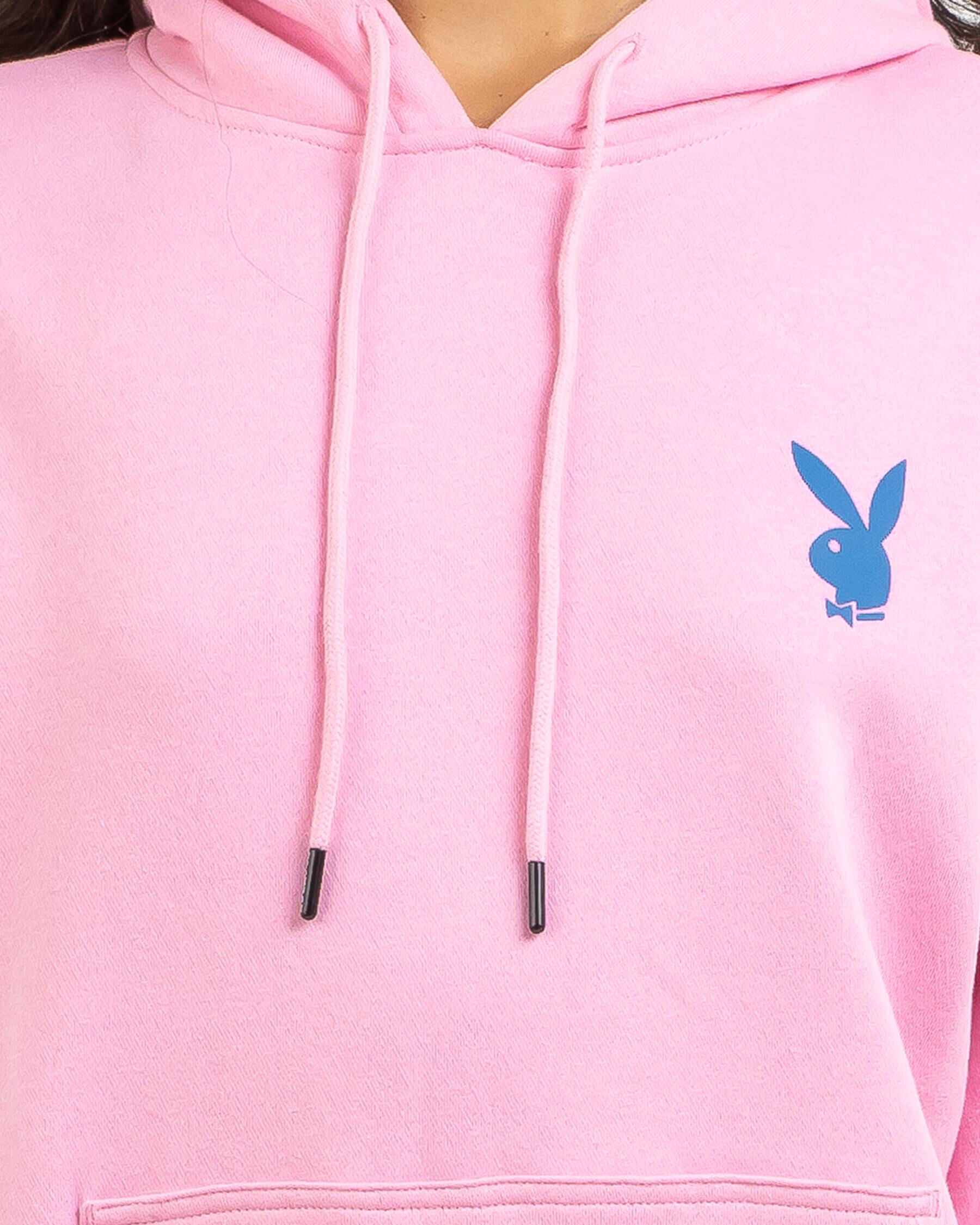 Playboy X Joyrich Pink Hoodie Dancing Bunny Playboy X Joyrich Pink