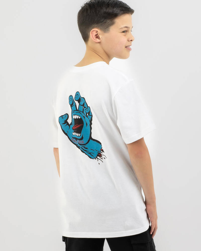 Santa Cruz Boys' Opus Screaming Hand T-Shirt for Mens