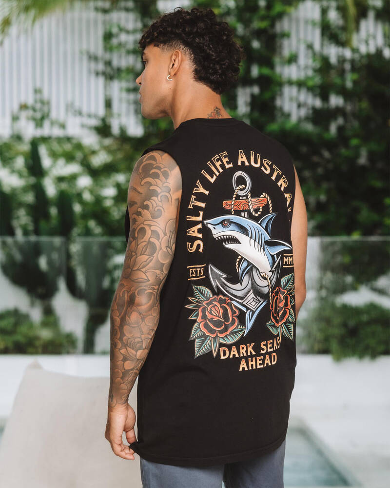Salty Life Tide Hunter Muscle Tank for Mens