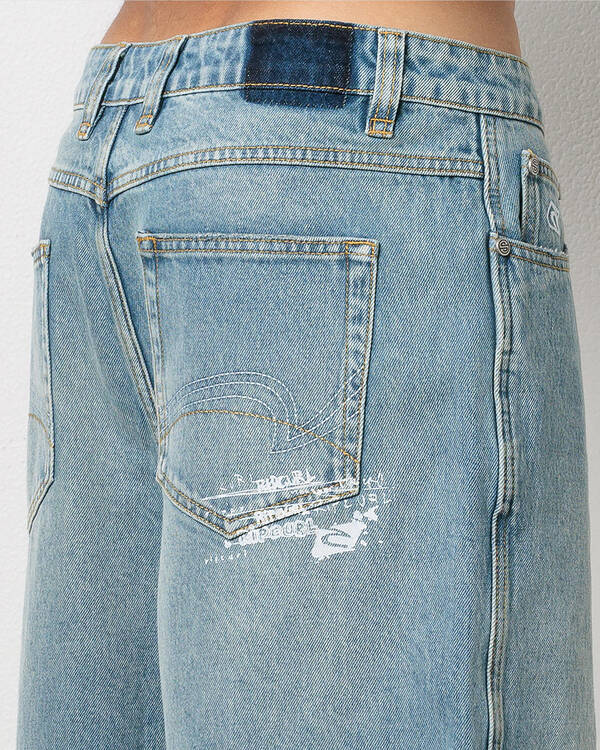 Rip Curl Inner Visions Denim Walk Shorts for Mens