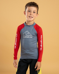Quiksilver On Tour Toddler's Long Sleeve Rash Vest for Mens image number null