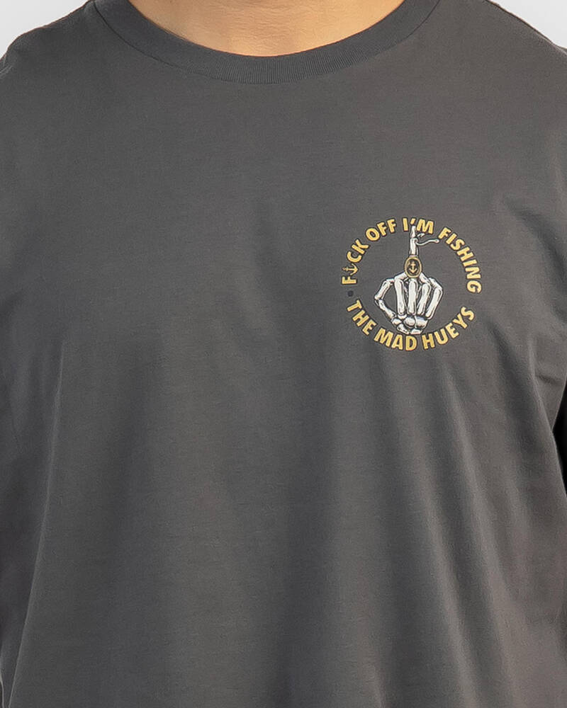 The Mad Hueys Fk Off I'm Fishing Again T-Shirt for Mens