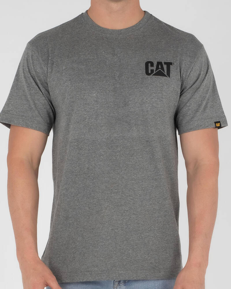 Cat Trademark Logo T-Shirt for Mens
