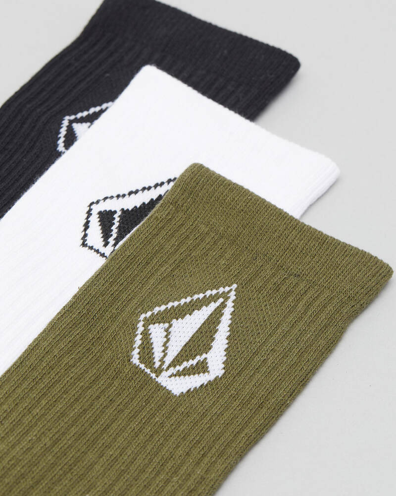 Volcom Full Stone Socks 3 Pack for Mens