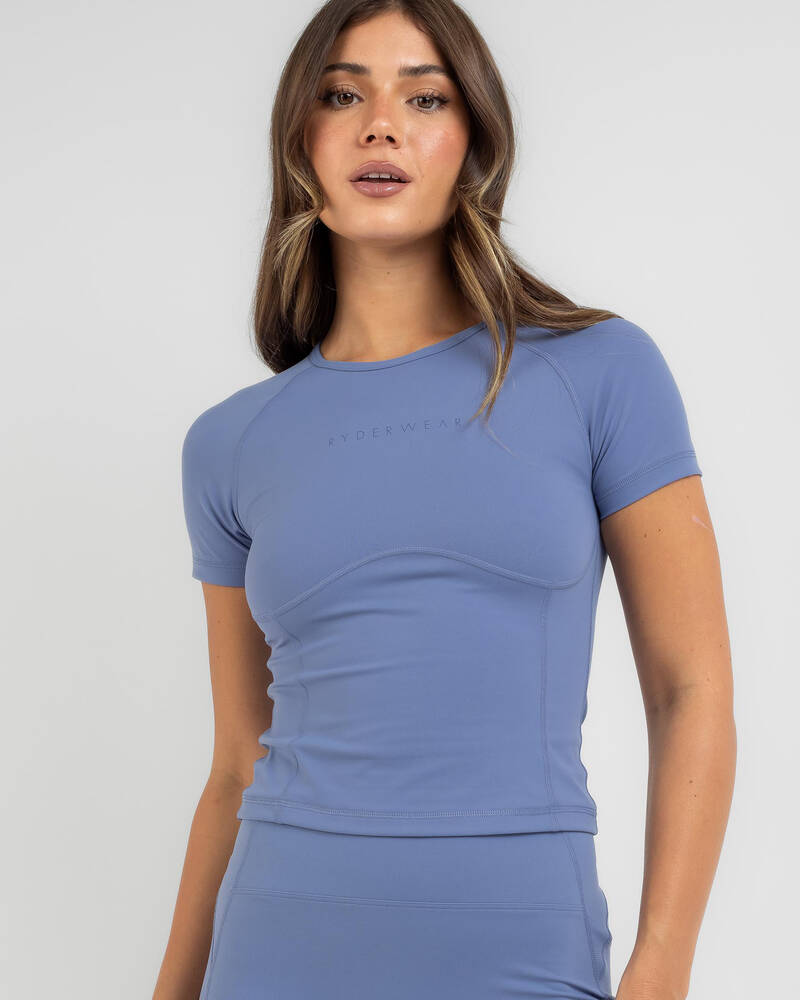 Ryderwear NKD Frame Fitted Active Shirt for Womens