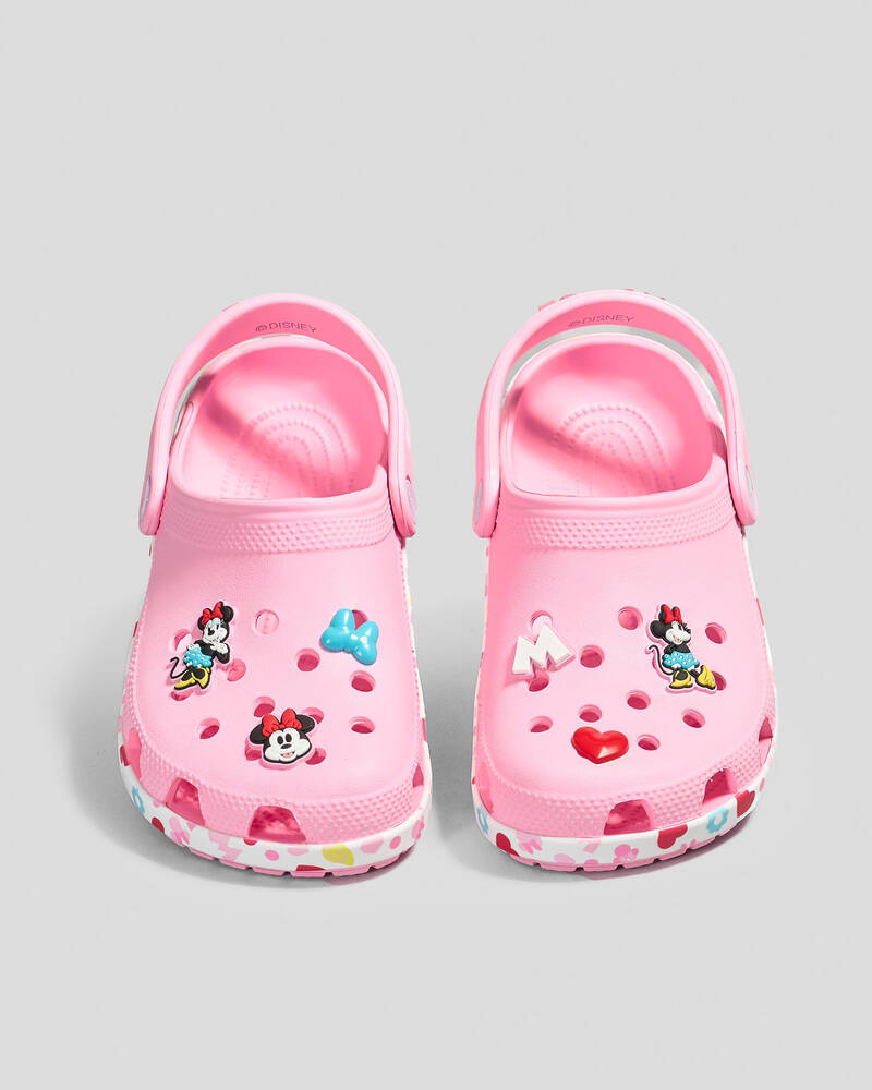 Crocs Kids' Mickey & Friends Minnie Classic Clogs for Unisex