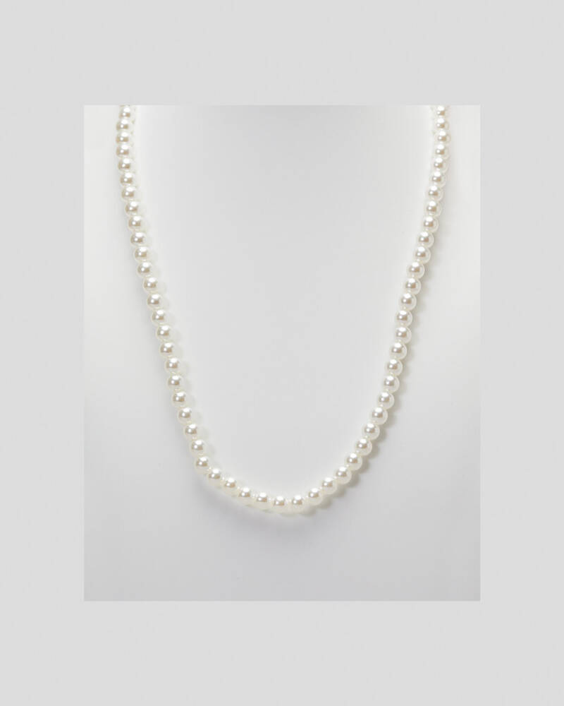 Icon Brand Round Pearl Necklace for Mens