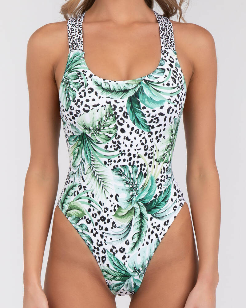 Kaiami Leo Palm One Piece Swimsuit for Womens
