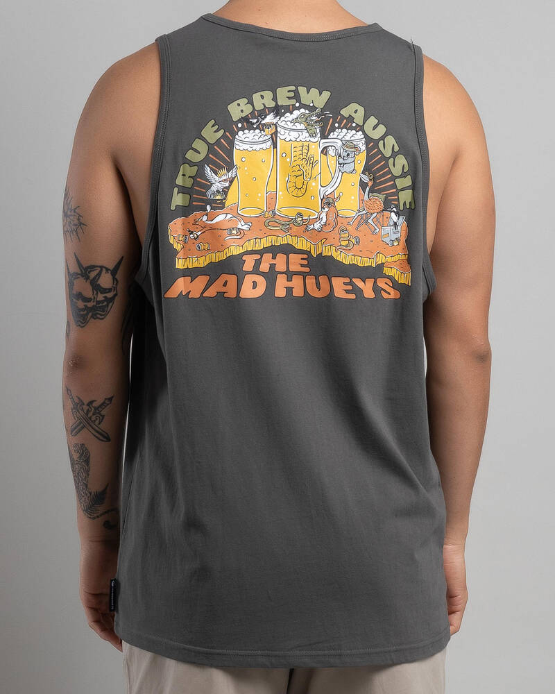 The Mad Hueys True Brew Singlet Tank for Mens