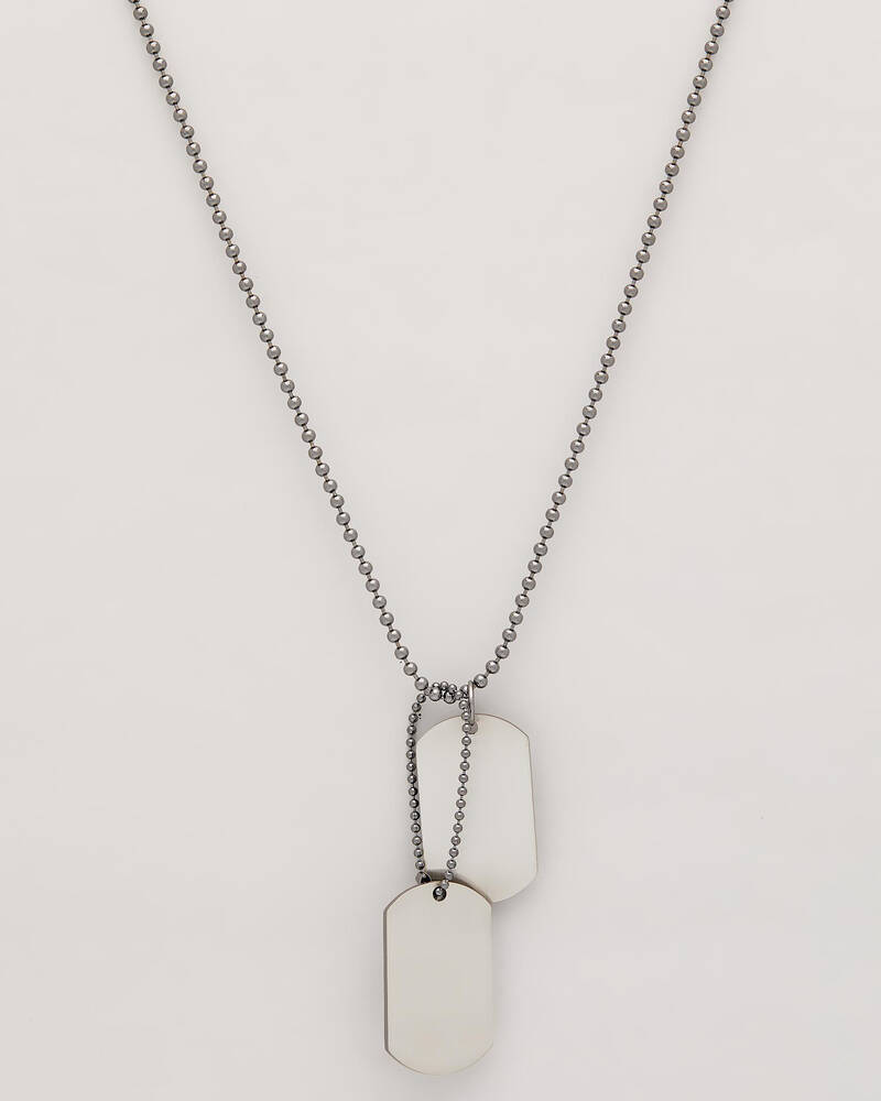 REPUBLIK Dog Tag Necklace for Mens