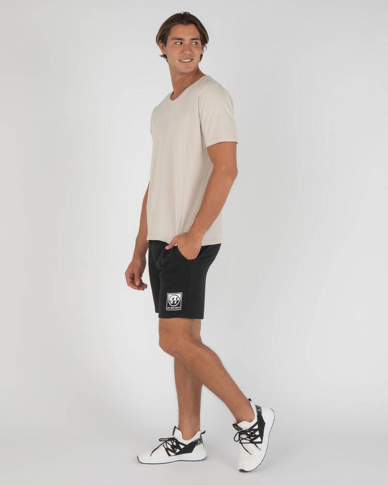 The Mad Hueys Split Peak Trackie Shorts for Mens