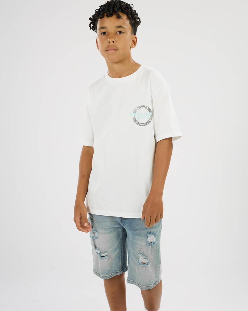 Skylark Boys' Striped Oni T-Shirt for Mens