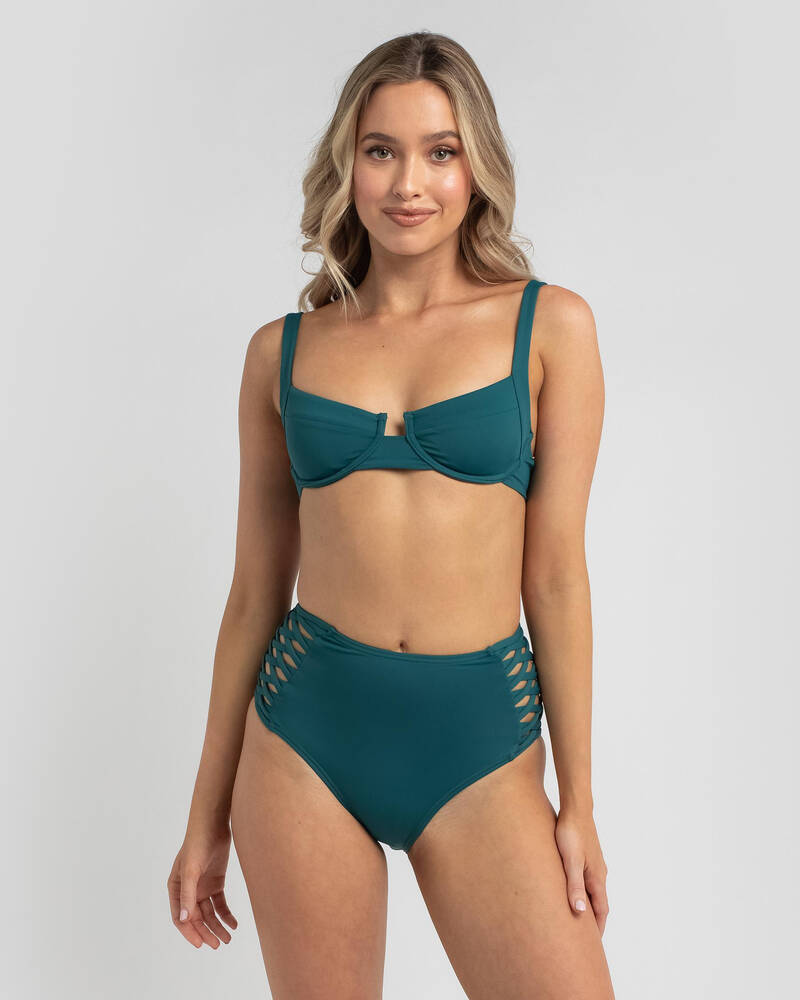 Kaiami Mika High Waisted Bikini Bottom for Womens