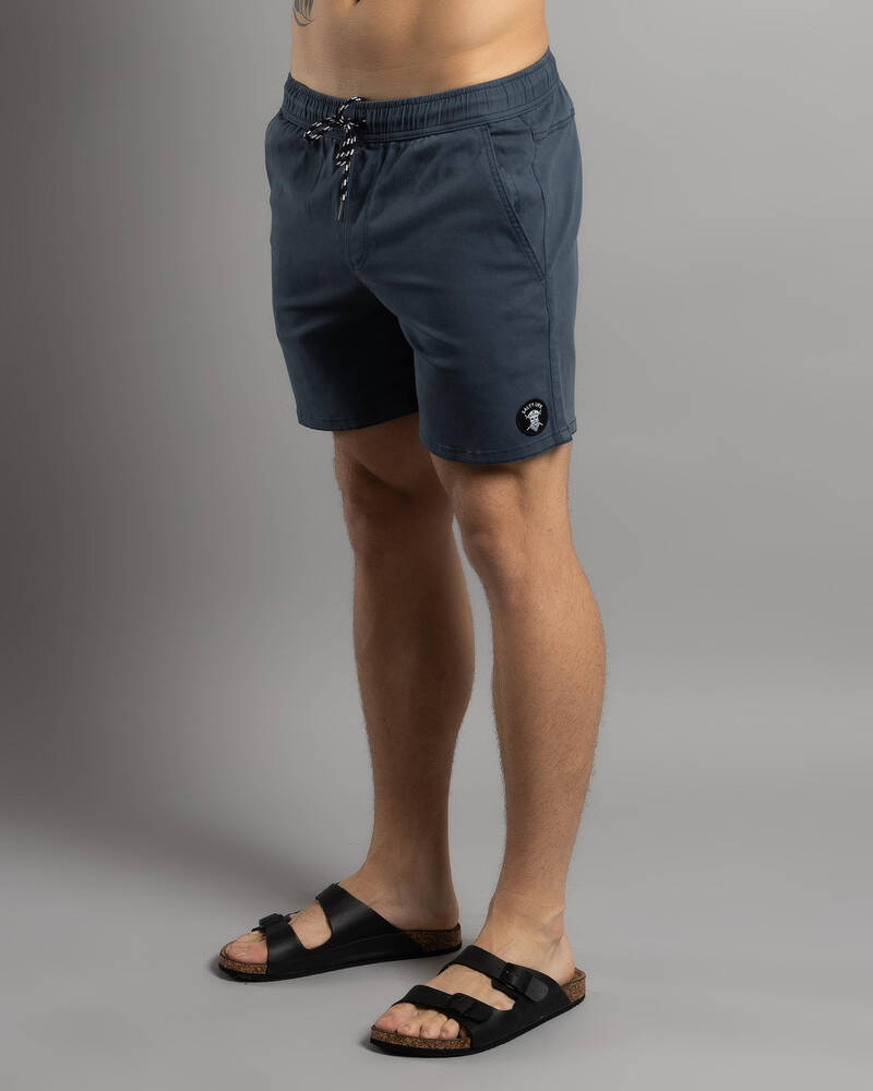 Salty Life Navigate Elastic Waist Shorts for Mens