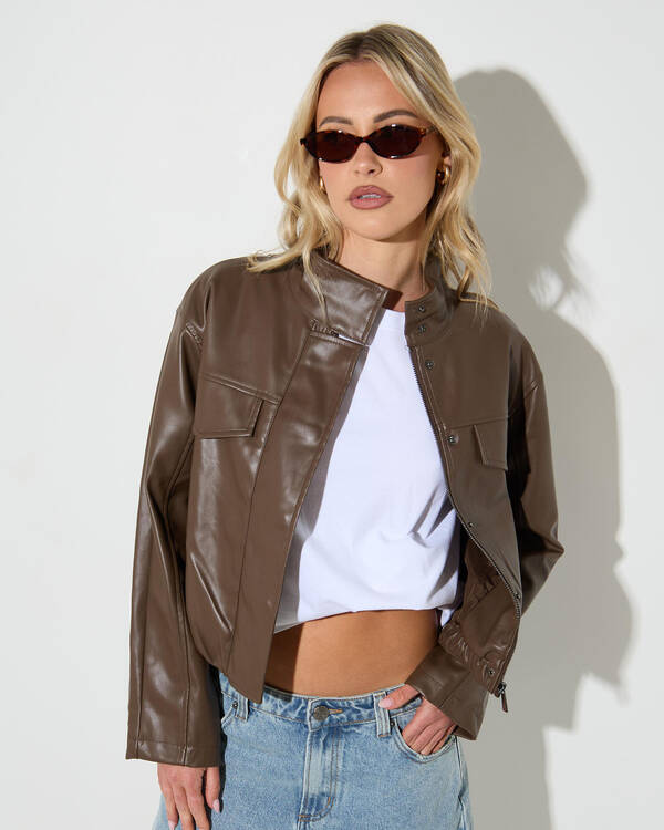Obsession Faux Leather Jacket