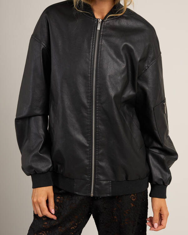 Ava And Ever Ace Faux Leather Jacket for Womens
