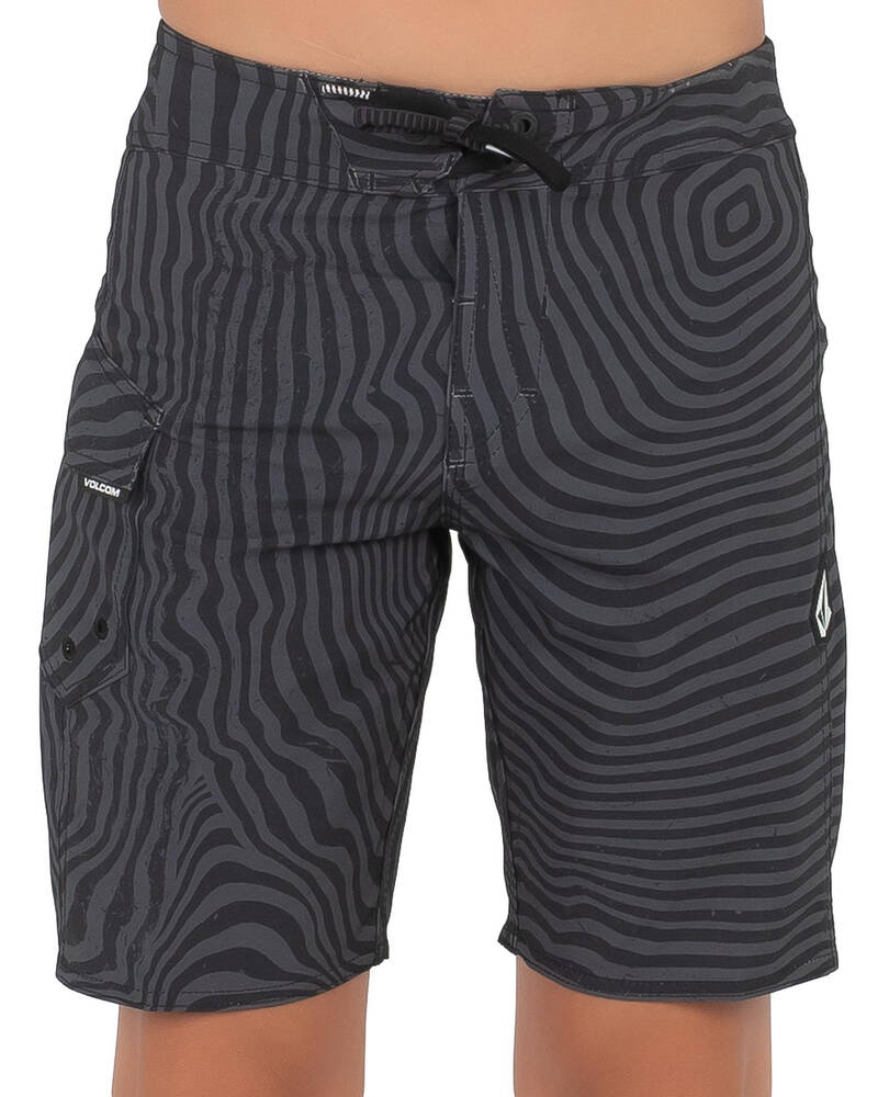 Volcom Boys' Filbert Stripe Mod Tech Board Shorts for Mens