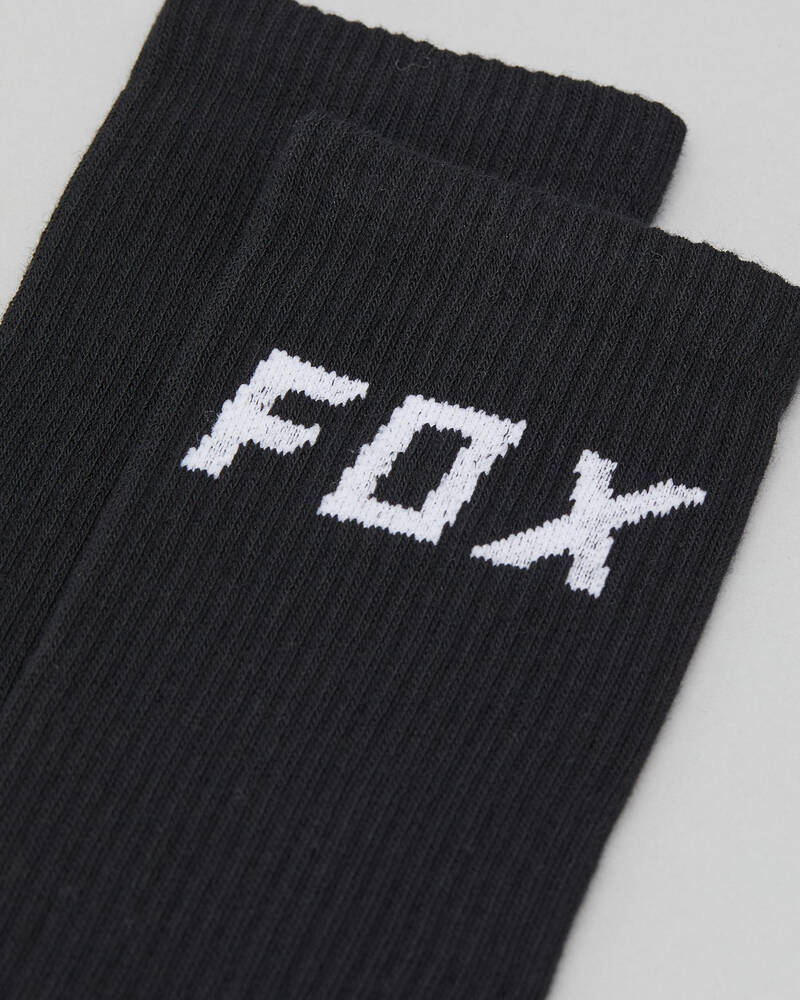 Fox Legacy Moth Crew Socks 5 Pack for Mens