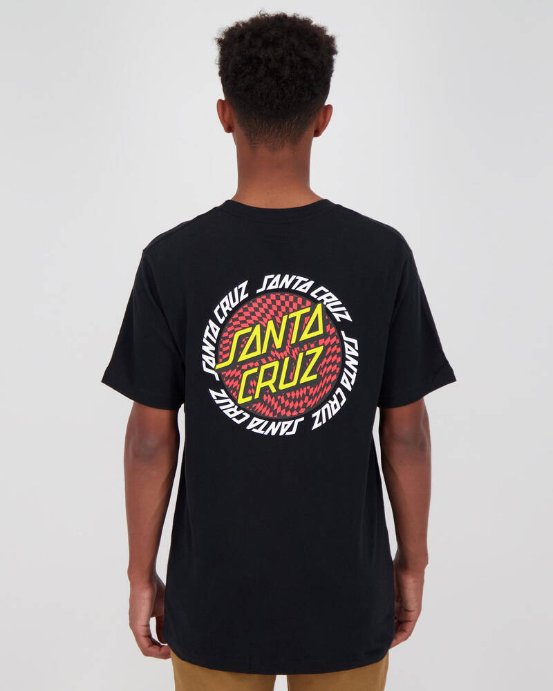 Santa Cruz Ringed Dot Checker T-Shirt for Mens