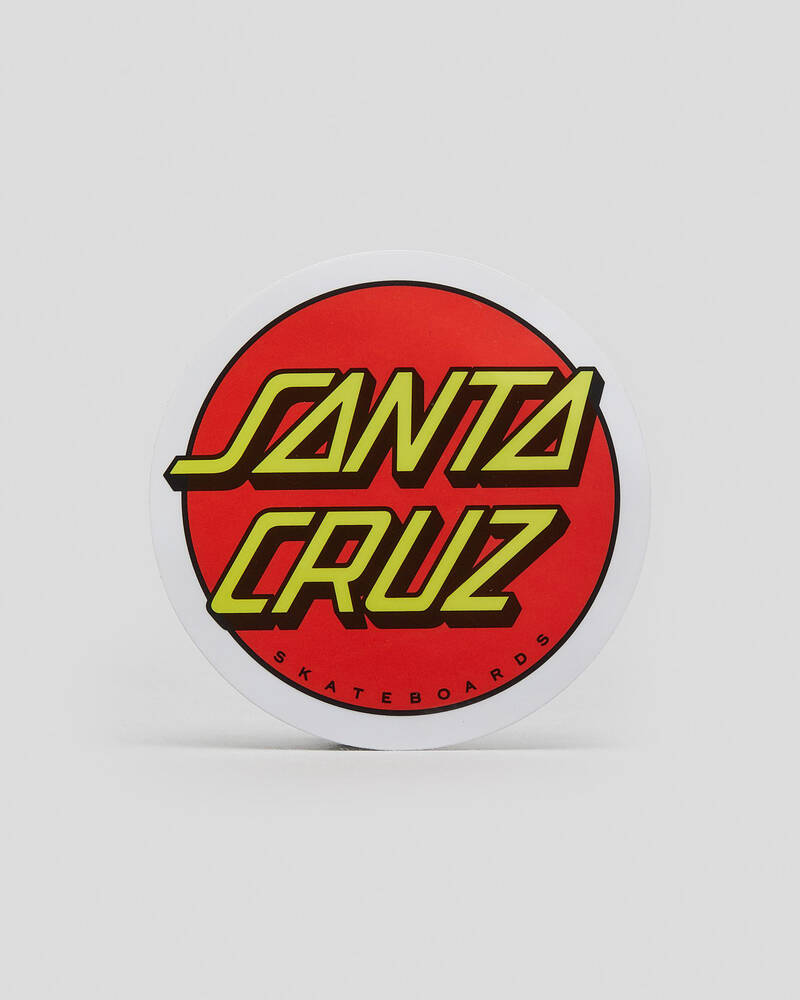 Santa Cruz Classic Dot 3" Sticker for Mens