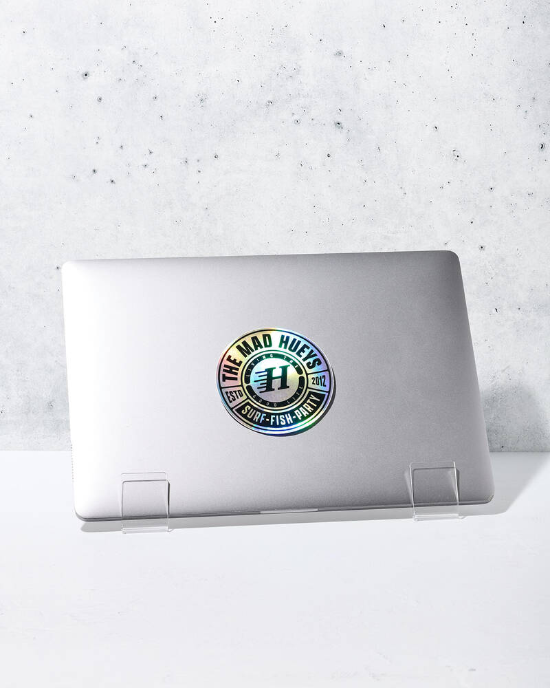 The Mad Hueys Checker Hueys Sticker for Unisex