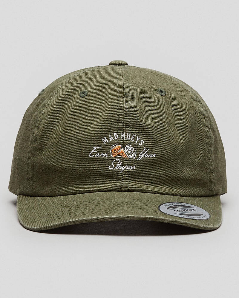 The Mad Hueys Earn Your Stripes Unstructured Strapback Cap for Mens