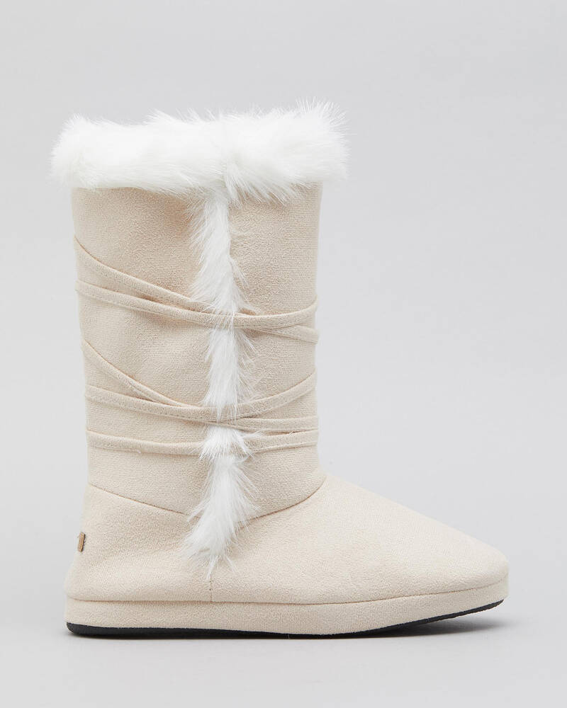 Sleepy Squirrel Olympia Slipper Boots for Womens