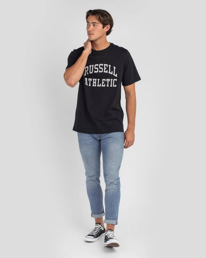 Russell Athletic Russell Arch Logo Crew T-Shirt for Mens