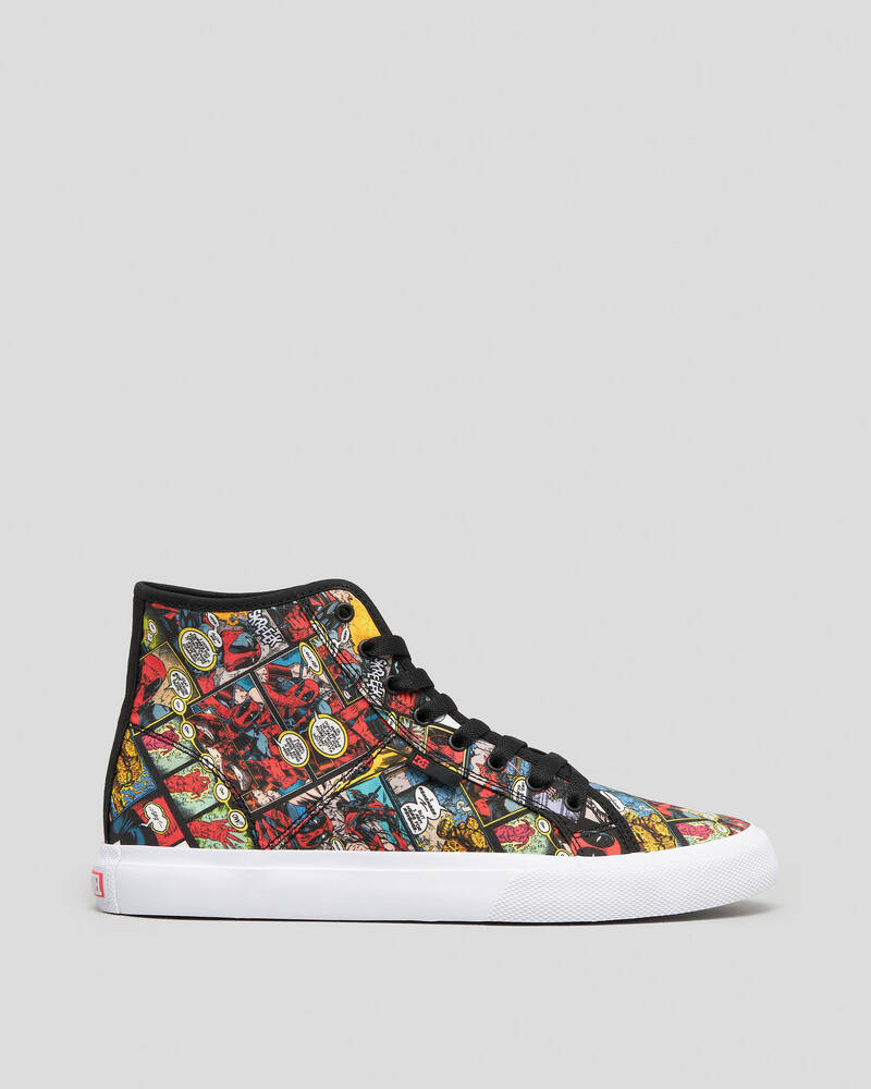 DC Shoes Deadpool Manual Hi-Top Shoes for Mens