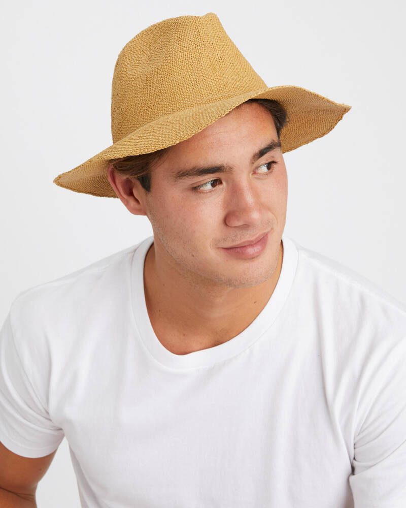 Rusty Dean Crushable Straw Hat for Mens