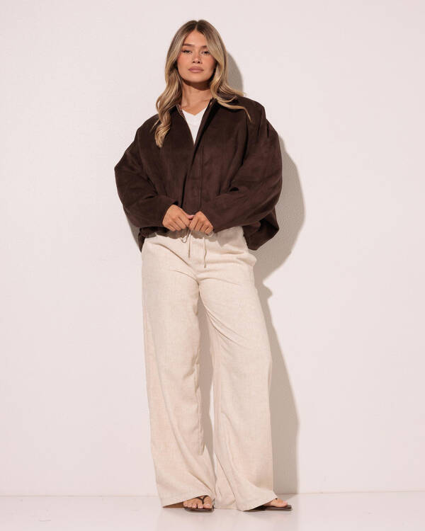 Ava And Ever Floyd Faux Suede Jacket for Womens