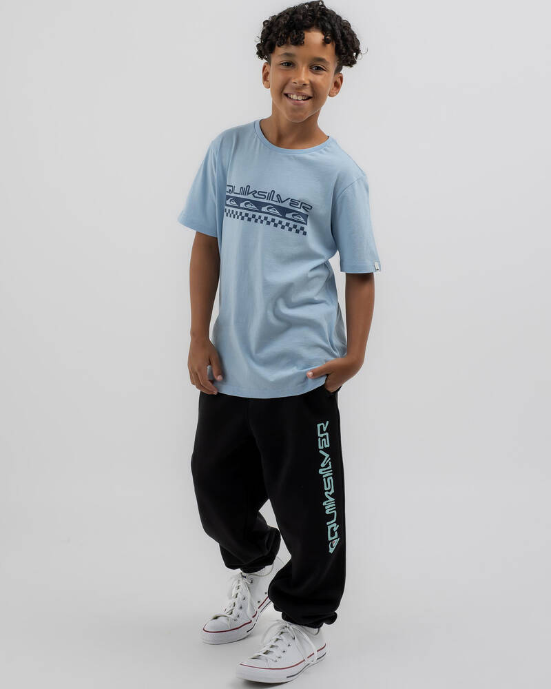 Quiksilver Boys' Omni Check Turn T-Shirt for Mens