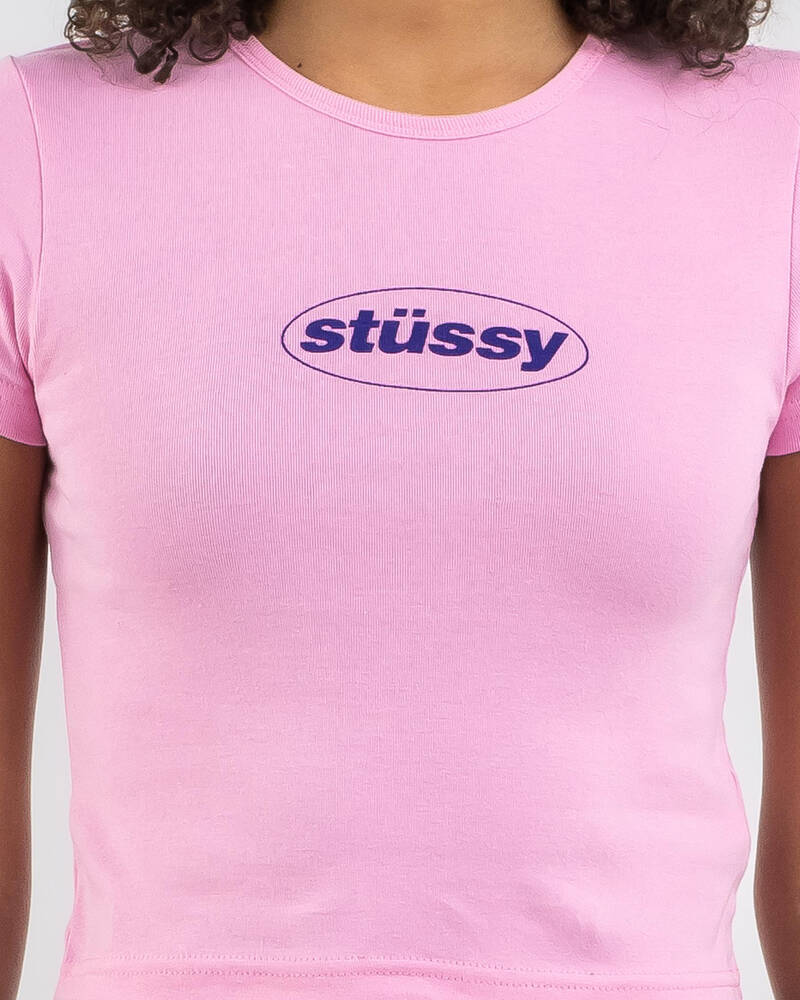 Stussy Soul Rib Baby Tee for Womens