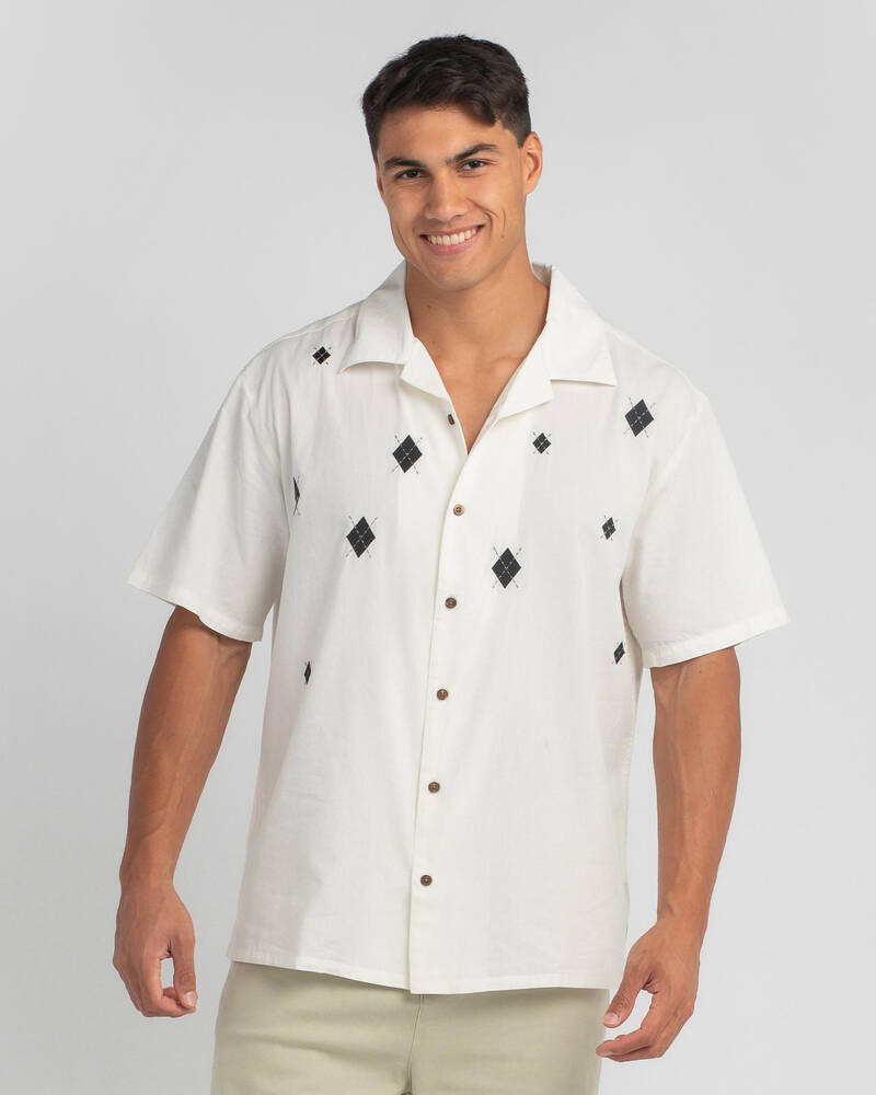 Brixton Camp Reserve Woven Short Sleeve Shirt for Mens