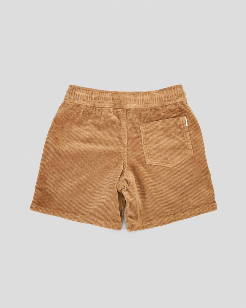 Skylark Toddlers' Cord Elastic Waist Shorts for Mens