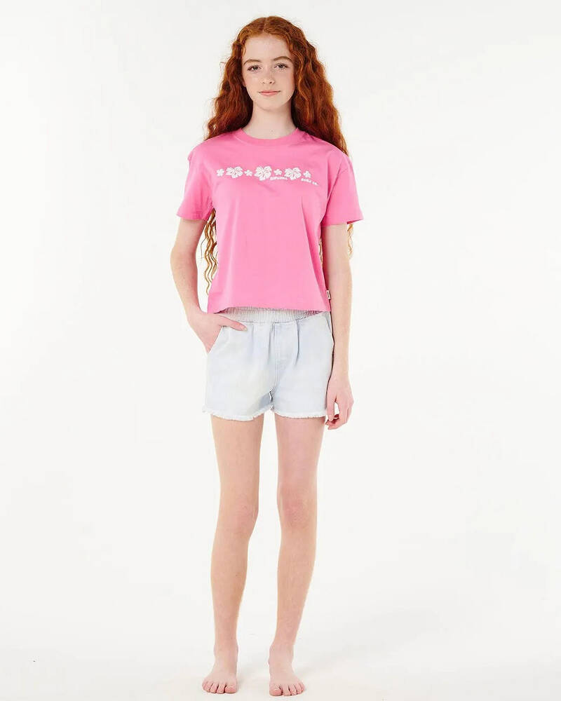 Rip Curl Girls' Neon Isles Cropped T-Shirt for Womens
