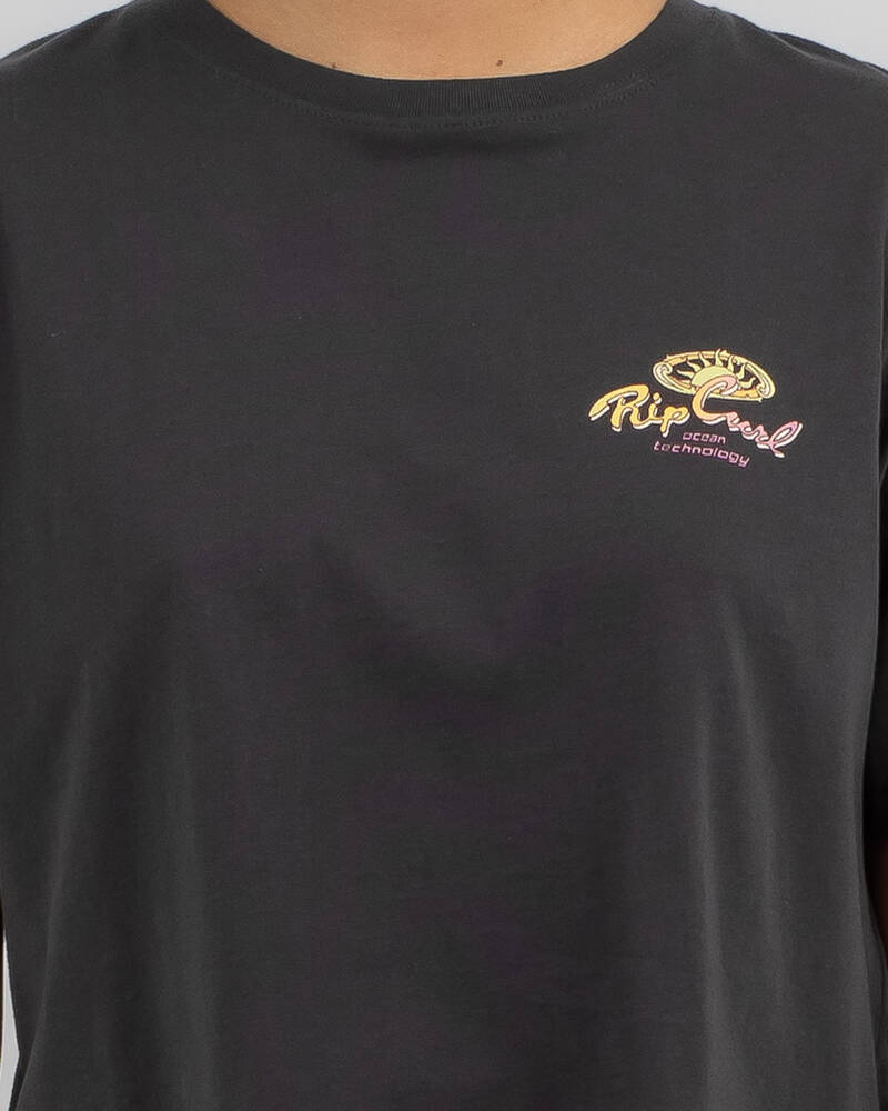 Rip Curl Rolling Curl Crop T-Shirt for Womens