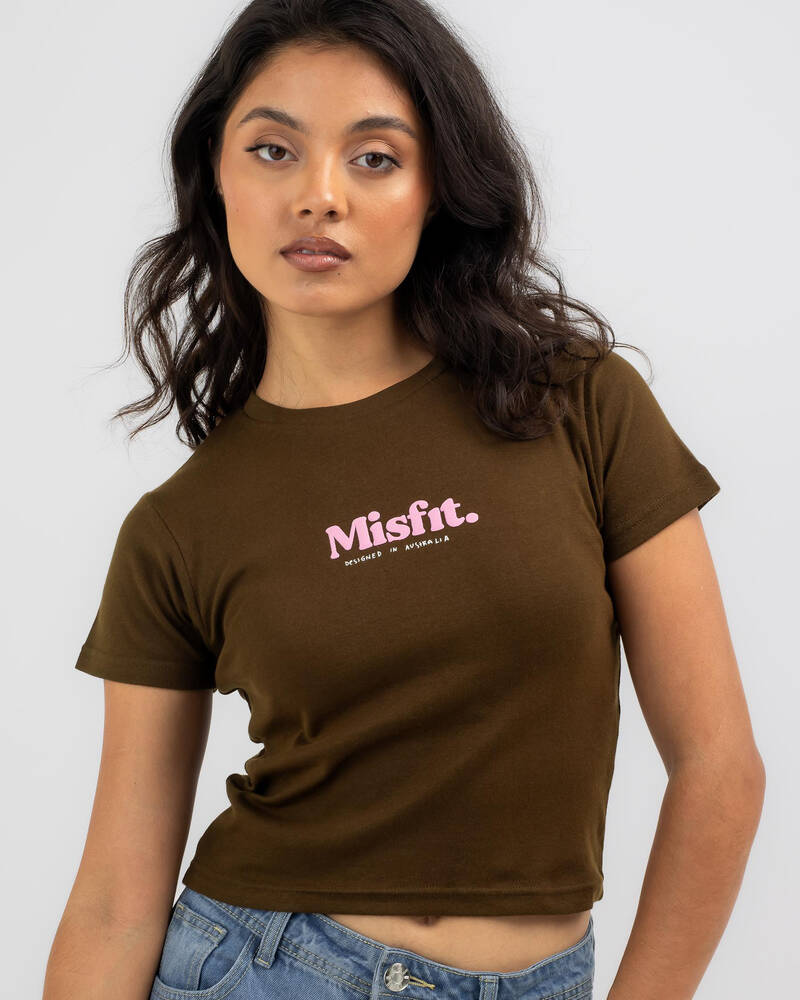 M/SF/T Groomy Rib T-Shirt for Womens