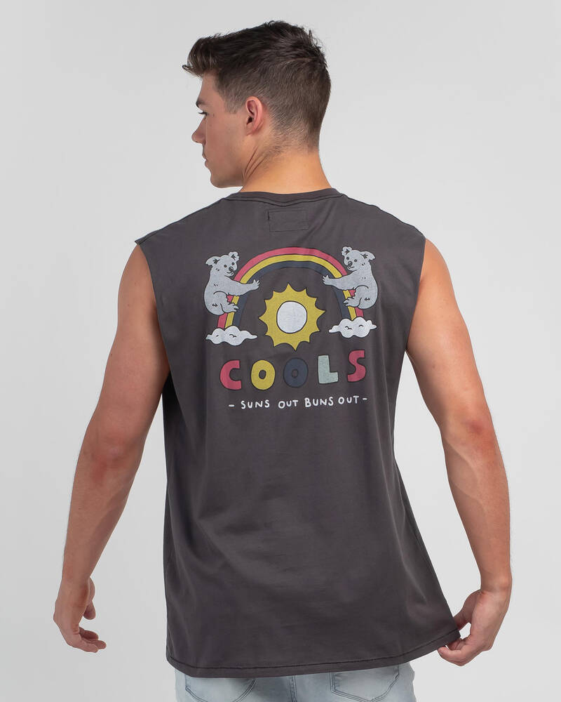 Barney Cools Buns Out Muscle Tank for Mens