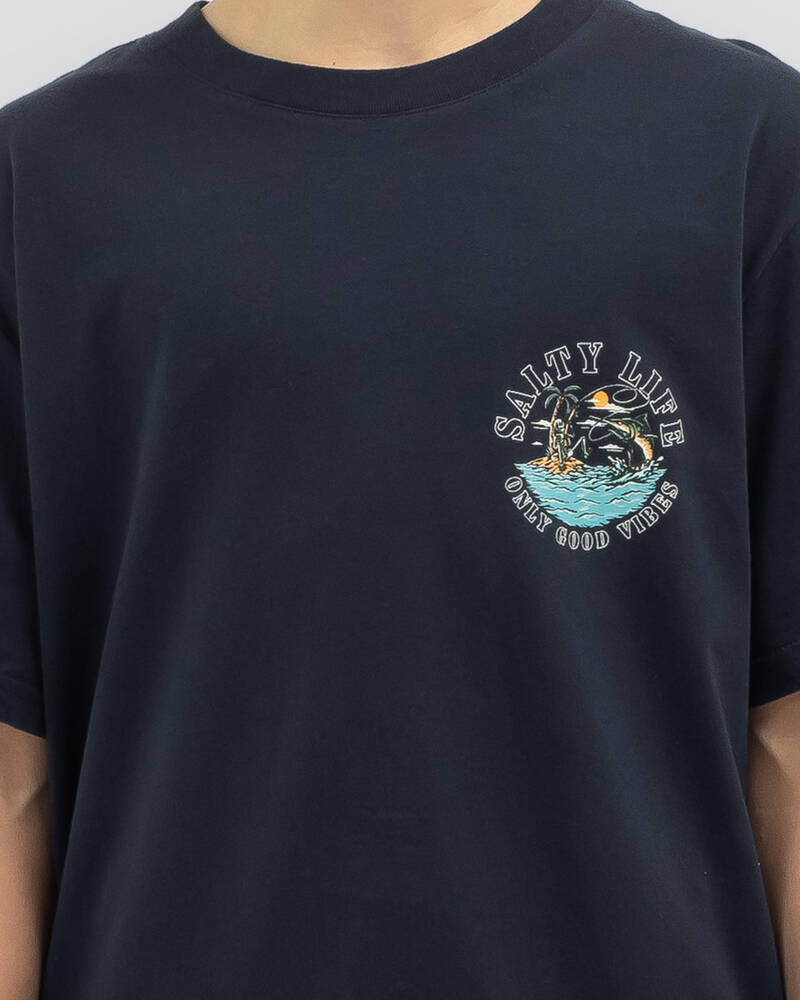 Salty Life Boys' Good Vibes T-Shirt for Mens