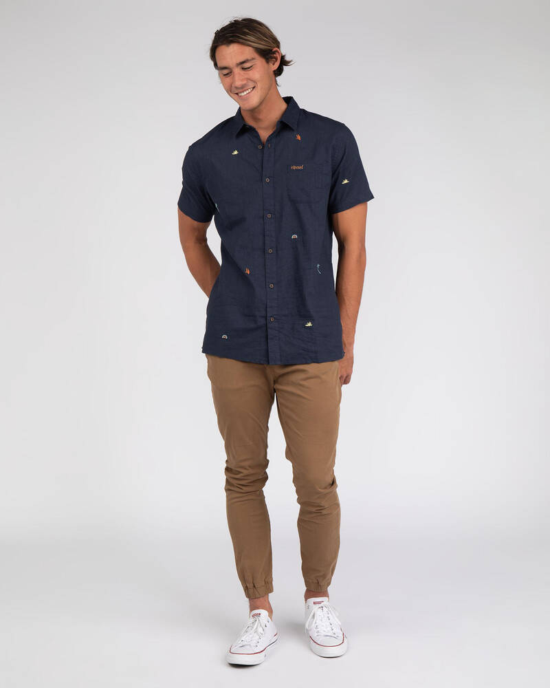 Rip Curl SWC Motif Linen Shirt for Mens