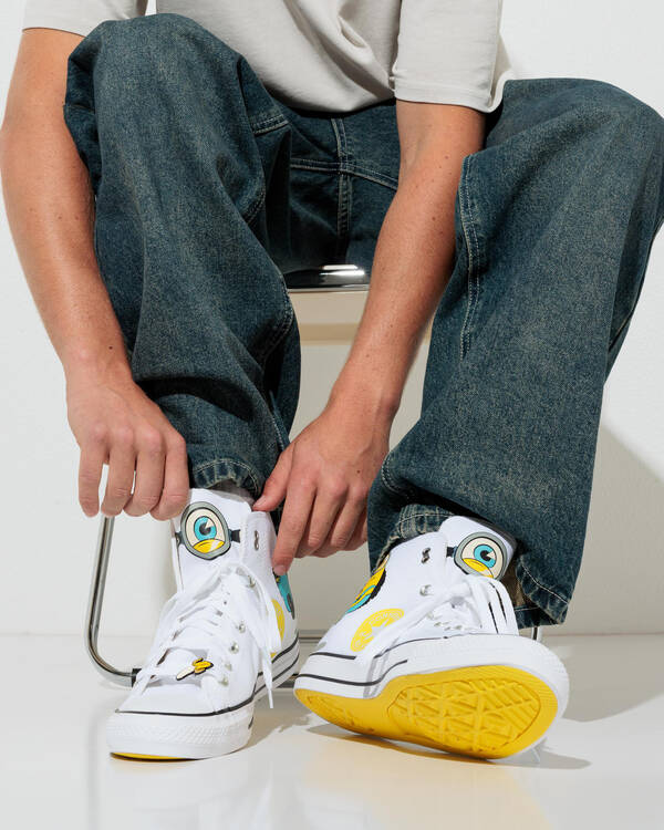 Converse Chuck Taylor All Star Minions High Top Shoes for Mens