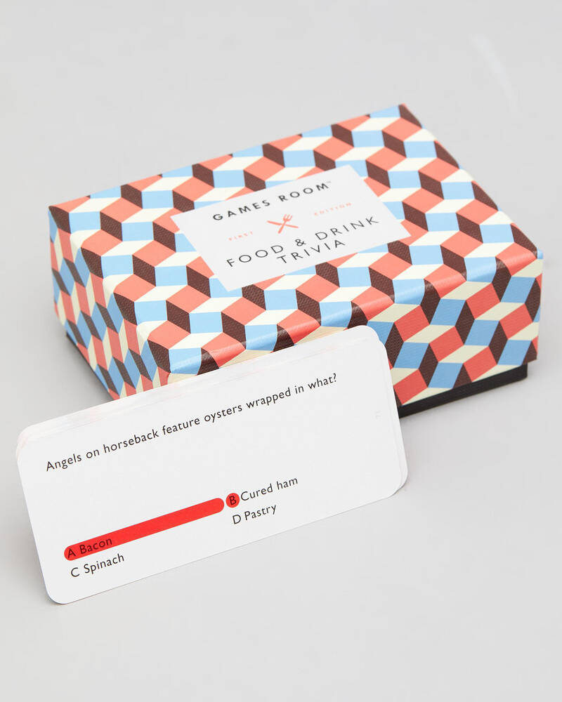 Get It Now Food & Drink Quiz Game for Unisex