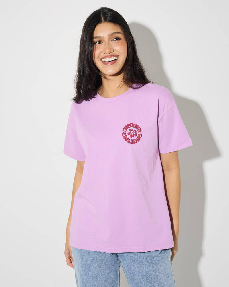 Rip Curl Surf Puff Party Pack Relaxed T-Shirt for Womens
